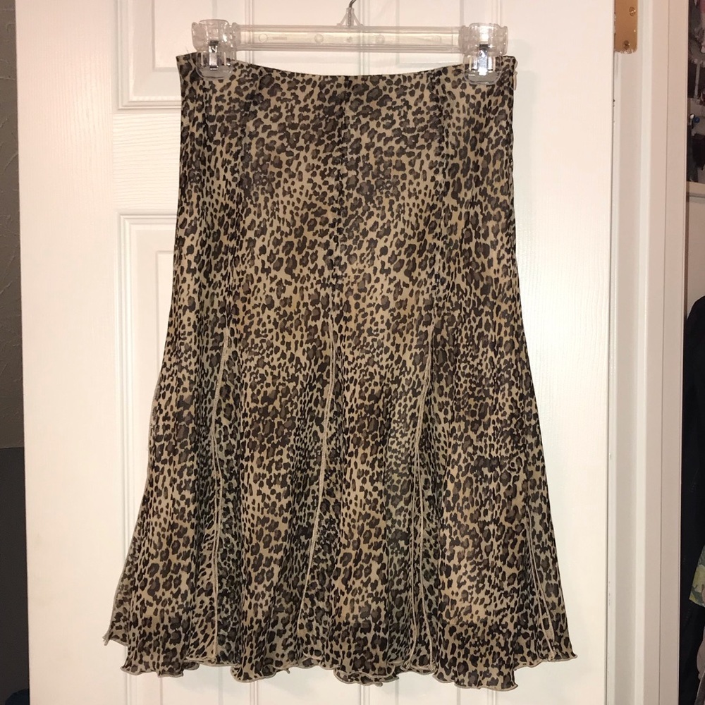 Float cheetah skirt